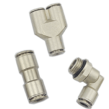 Pneumatic Fittings, Air Fittings, Push To Connect Fittings, Push In Fittings, one touch tube fittings