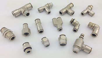 push in fittings, pneumatic fittings, push to connect fittings, air fittings