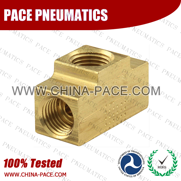 Female Branch Tee SAE Inverted Flare Fittings, Brass Inverted Flare Fittings & Adapters, Brass Pipe Fittings, Brass Air Fittings