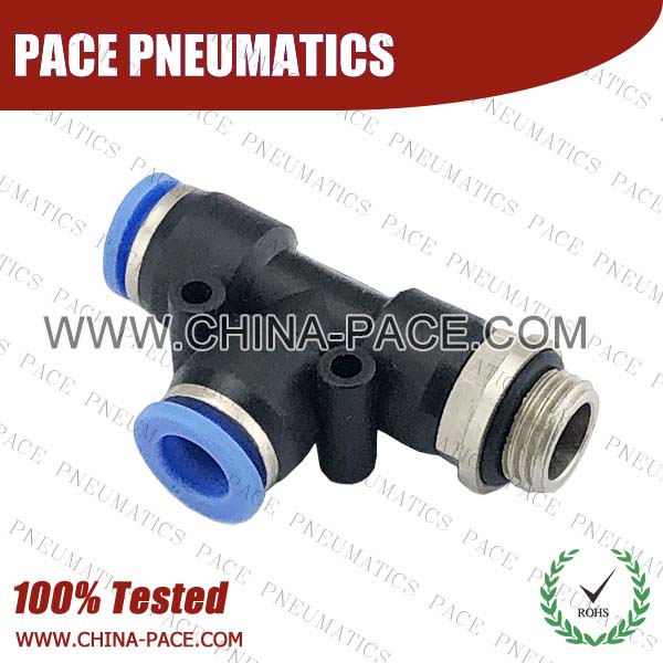 G Thread Composite Push To Connect Fittings, BSPP Pneumatic Fittings, Air Fittings, One Touch Fittings, Air Flow Control Valve, Pneumatic Flow Control Valve, Air connectors,pneumatic Components