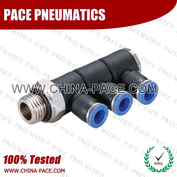 G Thread Composite Push To Connect Fittings, BSPP Pneumatic Fittings, Air Fittings, One Touch Fittings, Air Flow Control Valve, Pneumatic Flow Control Valve, Air connectors,pneumatic Components