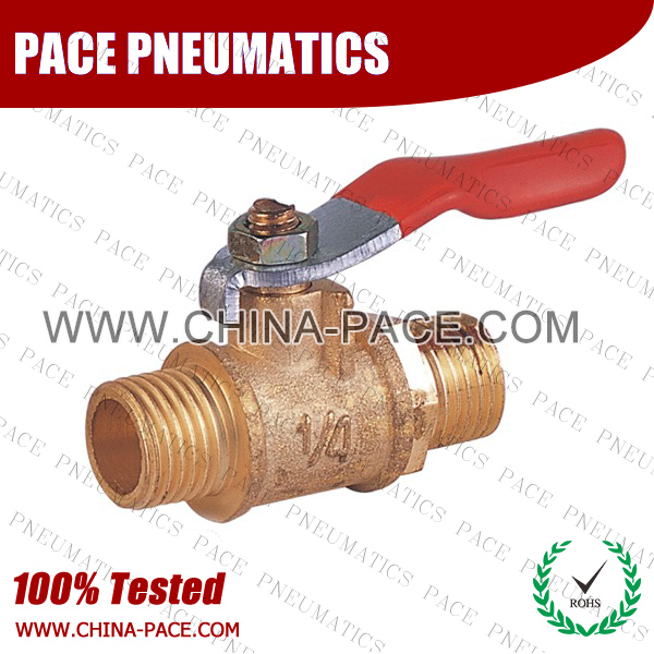 Mini ball valves, Male to Male